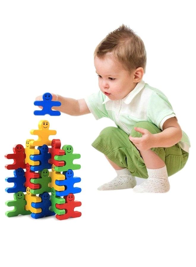 Wood Building Blocks Stacker Game
