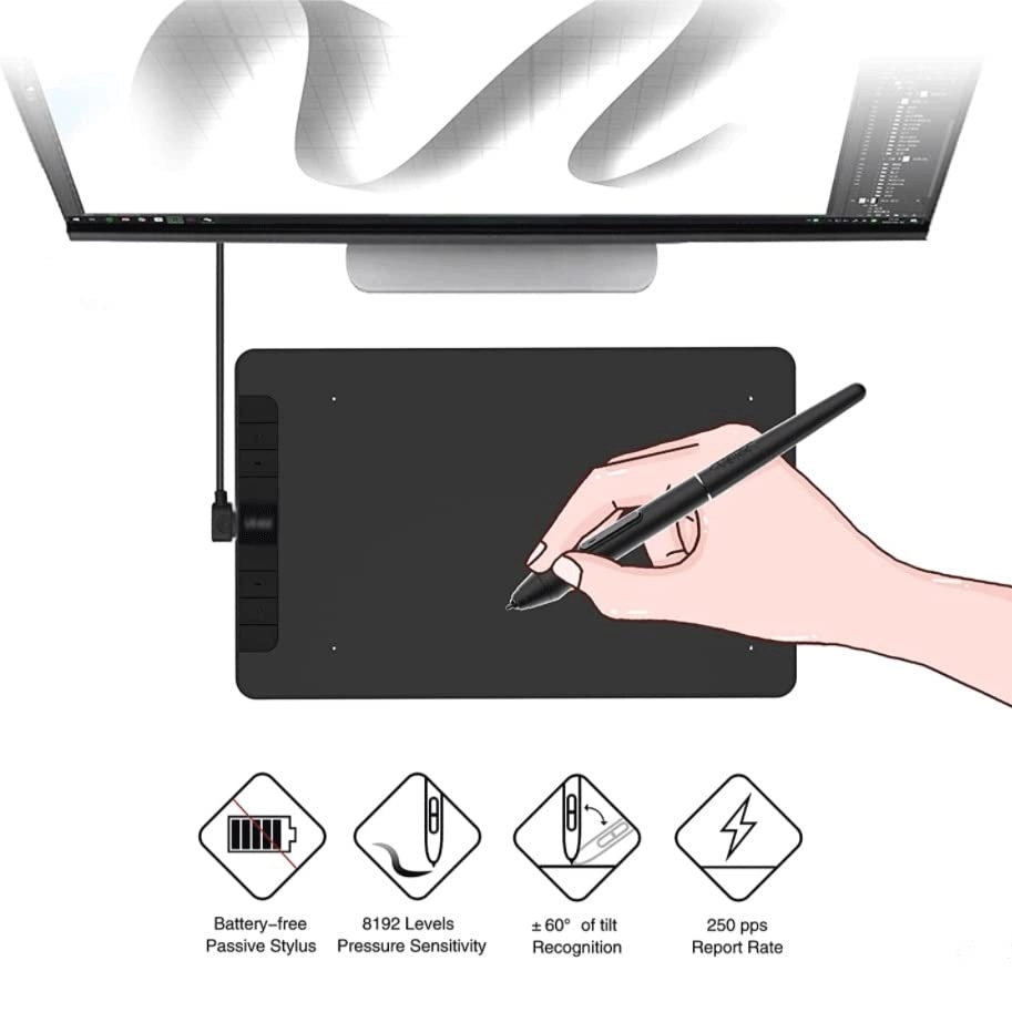 VK1060 - 10x6 inch 8192 Levels