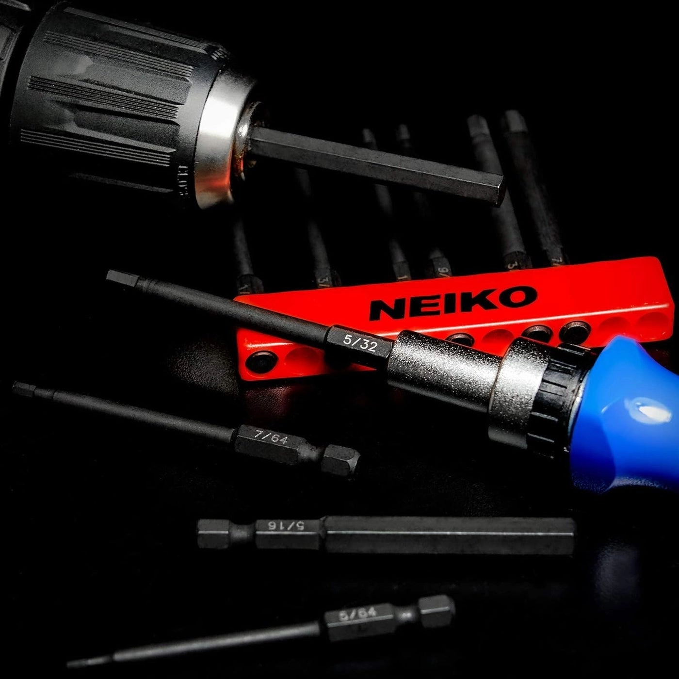 01147A Allen Wrench Drill Bits - 11-Piece SAE 1/16" to 5/16"