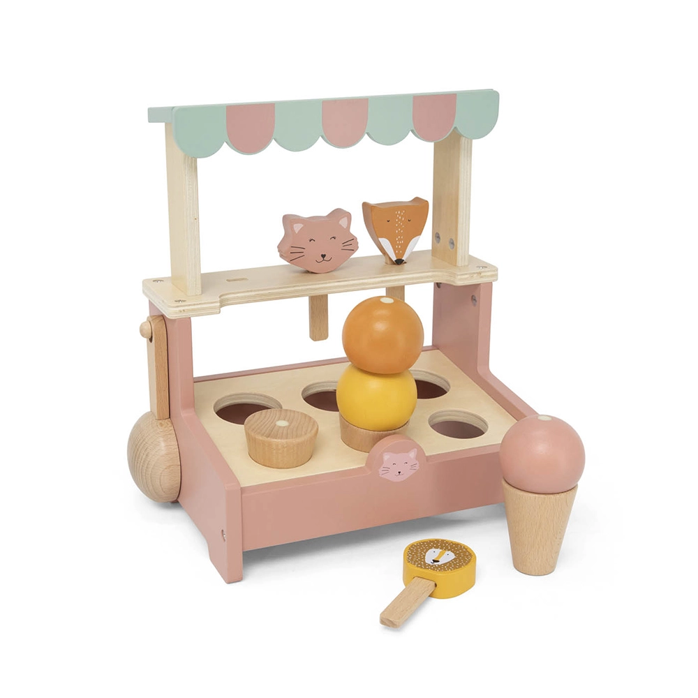 Wooden Ice Cream Shop - Suitable for 3 years & above