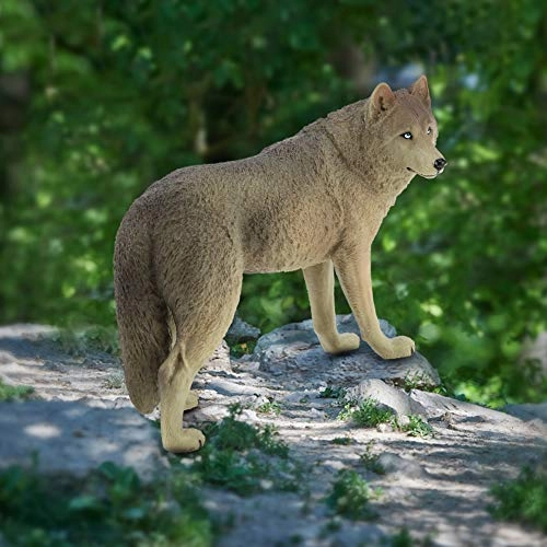 Wolf Figurine - Hand-painted PVC