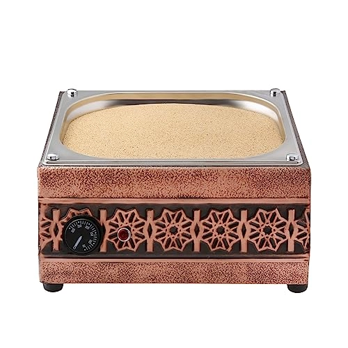 Antique Authentic Turkish Copper Electric Hot Sand - 10 Fluid Ounces 500 watts 3 Copper Pots