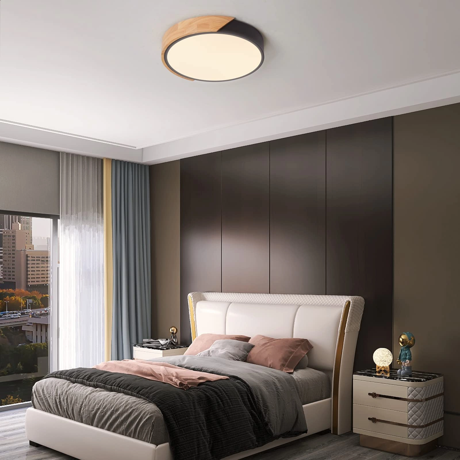 Flush Ceiling Light - 6000K 4000K 3000K Dimmable