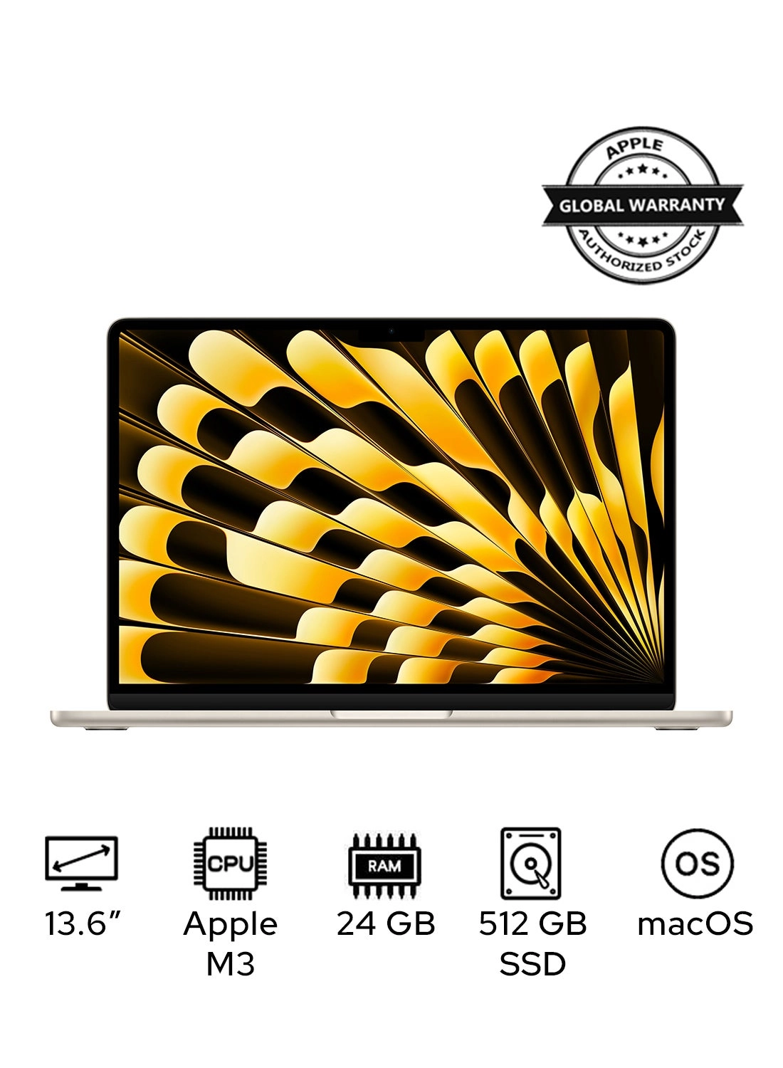 MacBook Air - 13.6'' 512GB 24GB M3