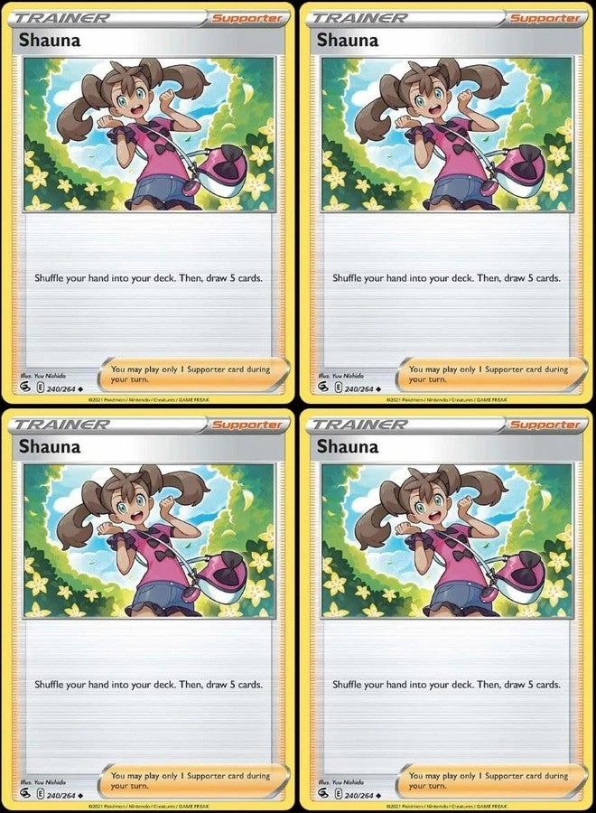 Pokémon Shauna 240/264 - 4pcs