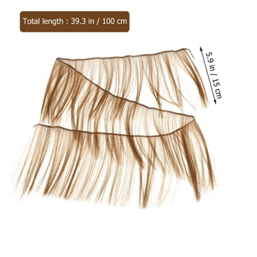 Doll Making Straight Hair Wefts - 12 pcs