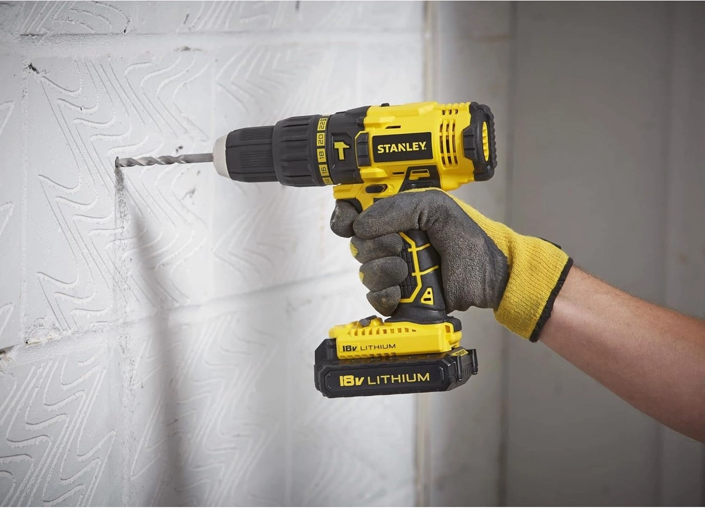 Cordless Hammer Drill - 18V 45Nm 2 x 1.5 Ah Li-Ion