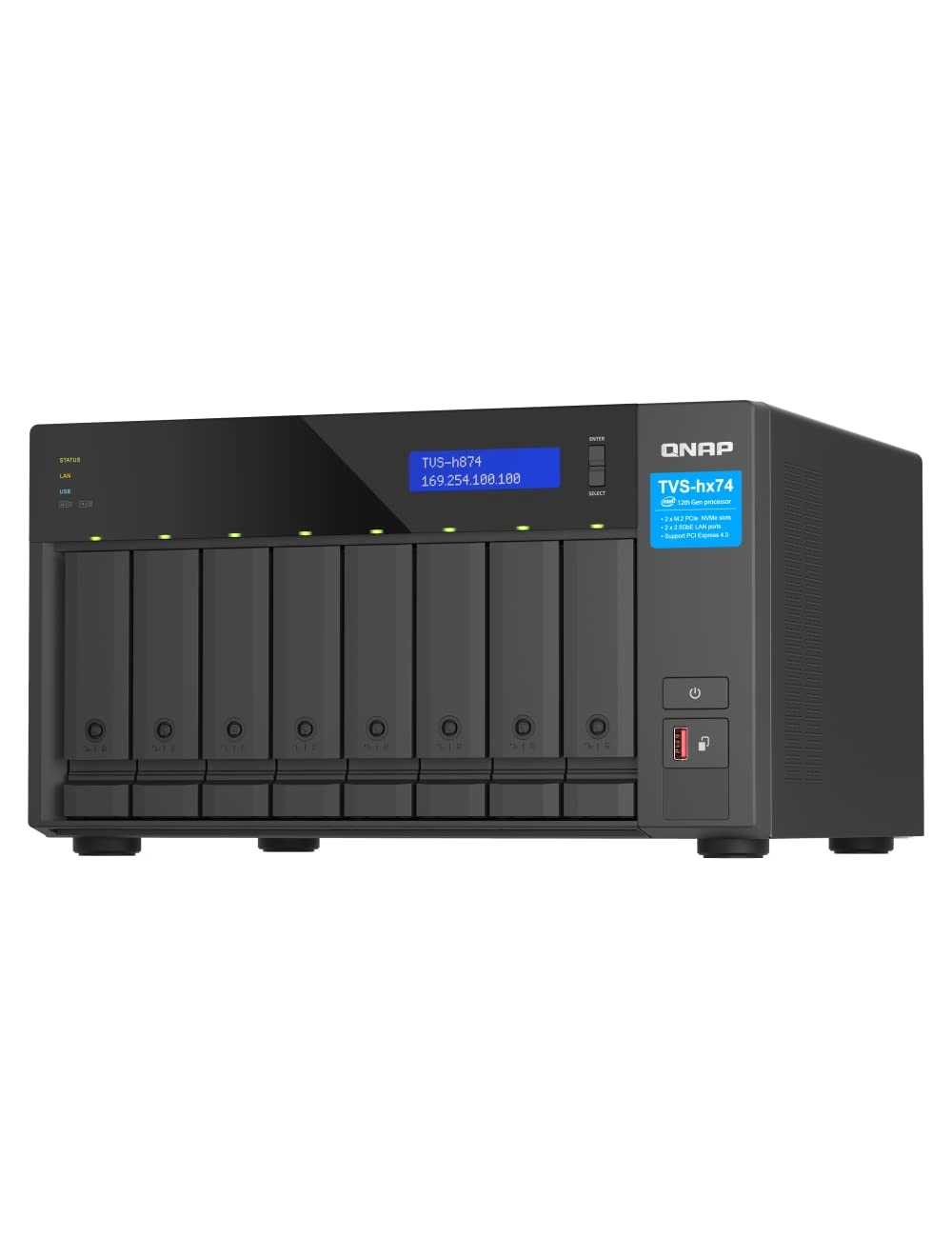 QNAP TVS-h874T-i7-32G-US 8-Bay