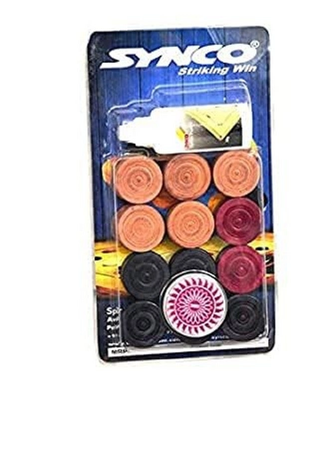 ECO Carrom Board - Wooded Coins Striker