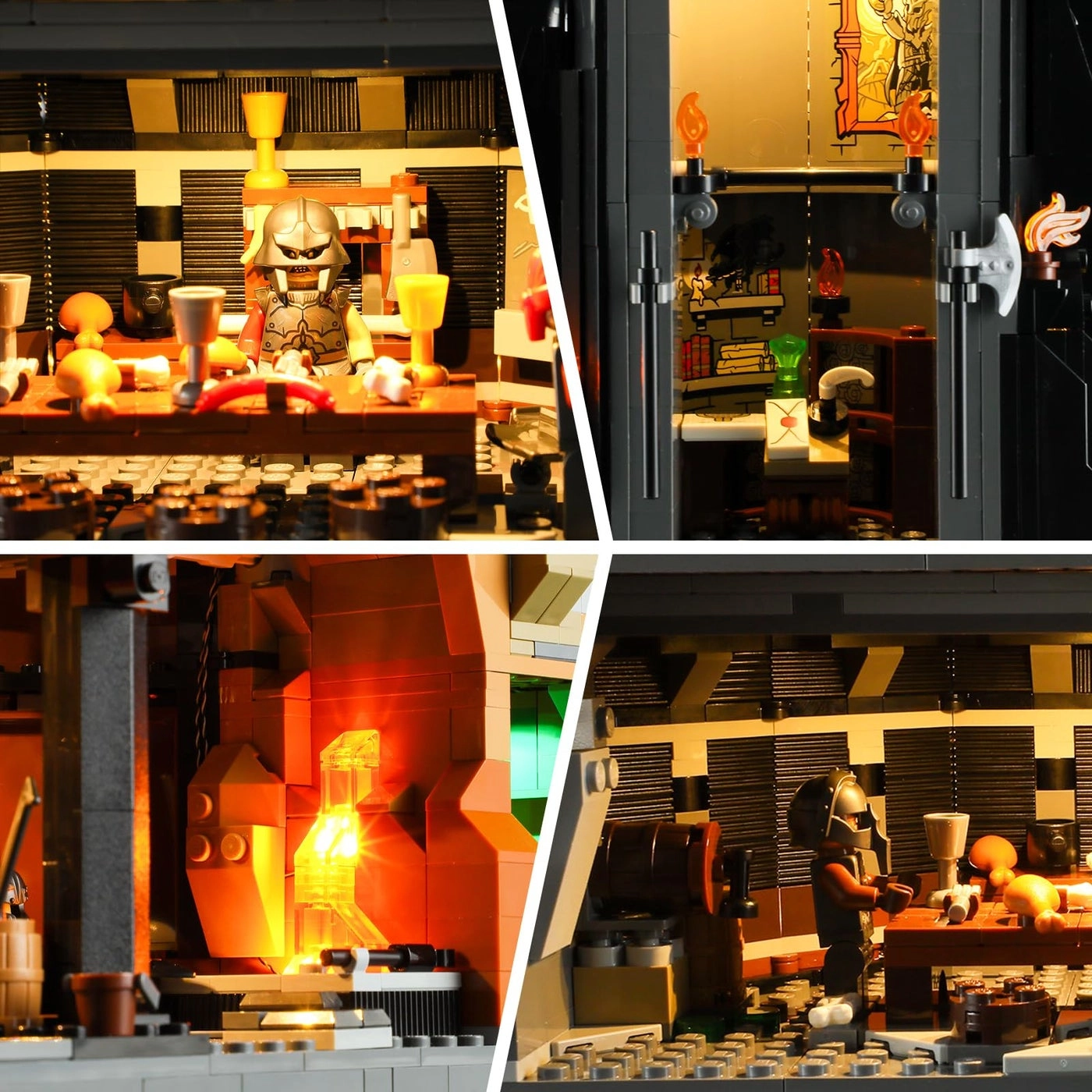 Light Kit for Lego-10333 Barad-dur - Compatible with Lego Icons Lord of the Rings Building Set