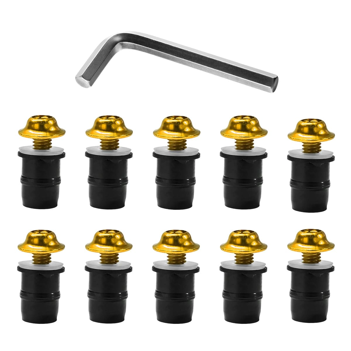 muqida Motorcycle Windshield Bolts Screws Kit