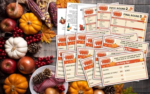 Thanksgiving Friendly Feud Quiz - Adult 1 piece(s)