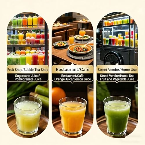 Manual Juicer Machine - Hand Press Detachable Design