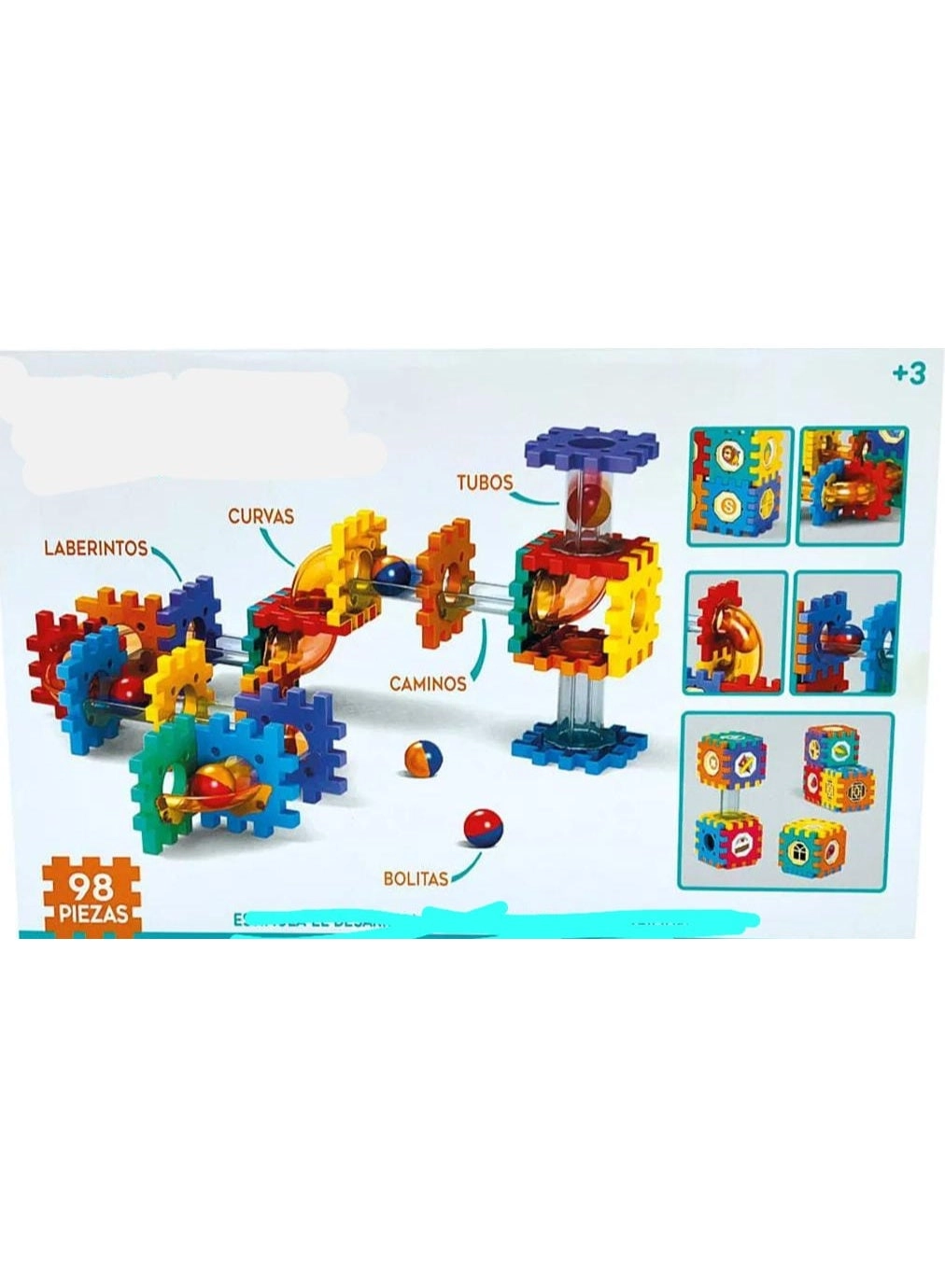 Marble Run Building Blocks - 98pcs