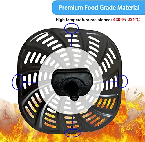 Air Fryer Rubber Bumpers - Fit for Gourmia GAF698/798