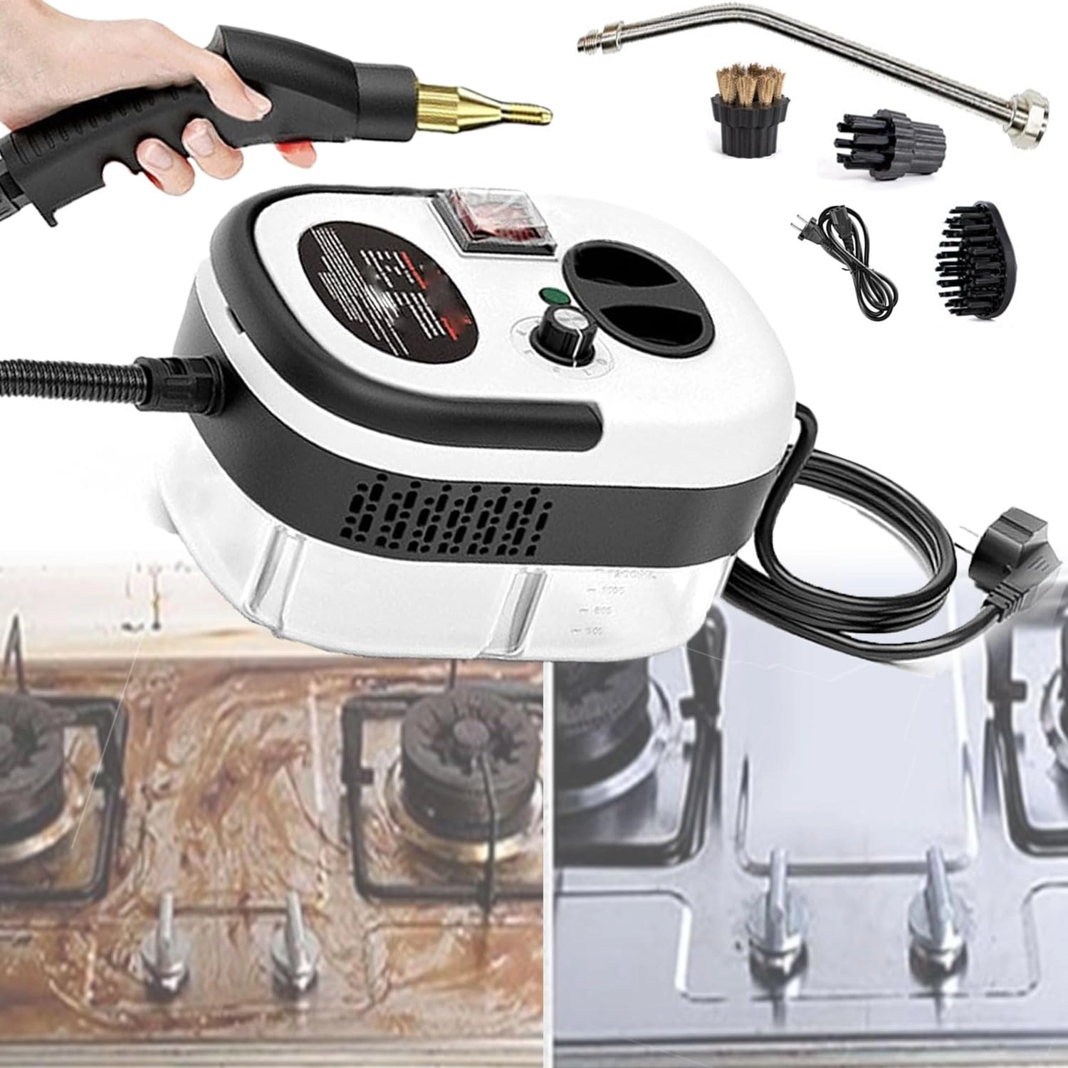 Steam Cleaner - 3BAR 1.2 Liters