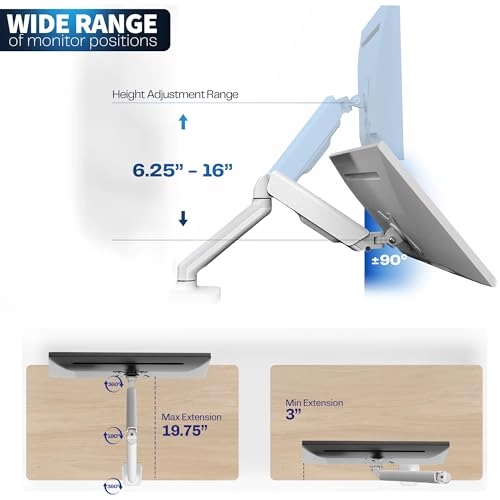 Monitor Desk Stand - Single 17 to 32 inch