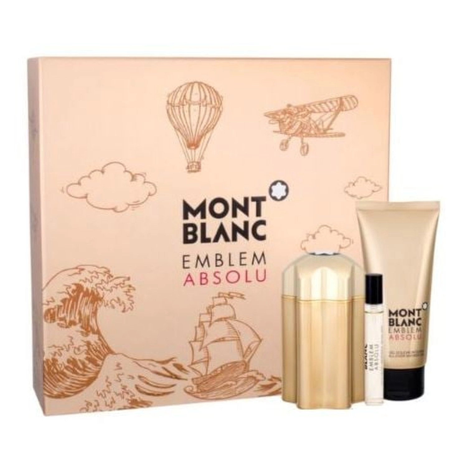 Mont Blanc Emblem Absolu - 100ml 7.5ml + Shower Gel - 100ml