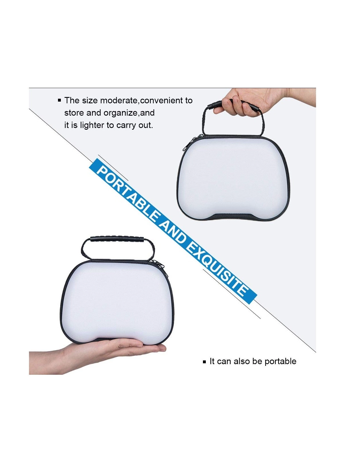 PS5 DualSense Controller Carry Case - Shockproof Hard Case Travel