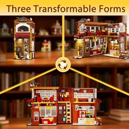 Book Nook Café Set - Building Blocks LED