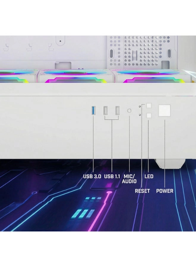 FURY - Tempered Glass Side Panel Mid Tower