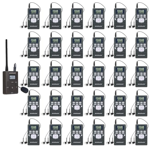 EXMAX E108 - 1 Transmitter & 30 Receivers 60-108mHz