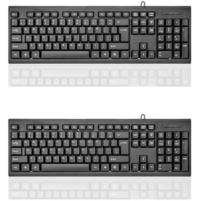 rayihni Computer Keyboard - Wired Pack