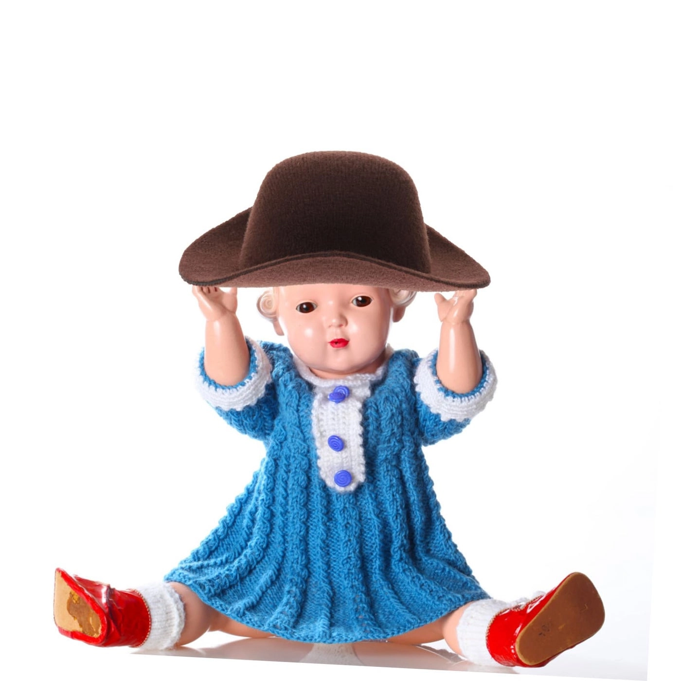 Mini Cowboy Hat - 6Pcs 9X6.5X3CM
