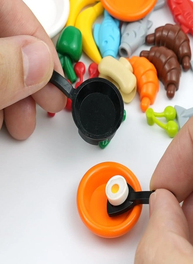 Food Building Blocks Accessories - 200pcs