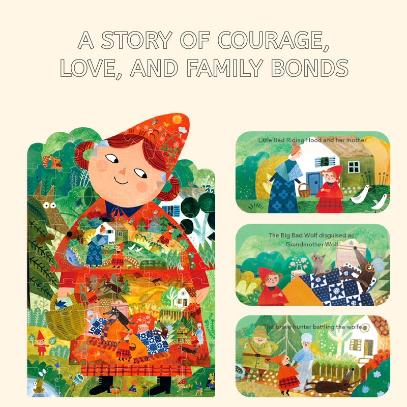 Little Red Riding Hood Puzzle (30654455-MD1492) - 59 pcs