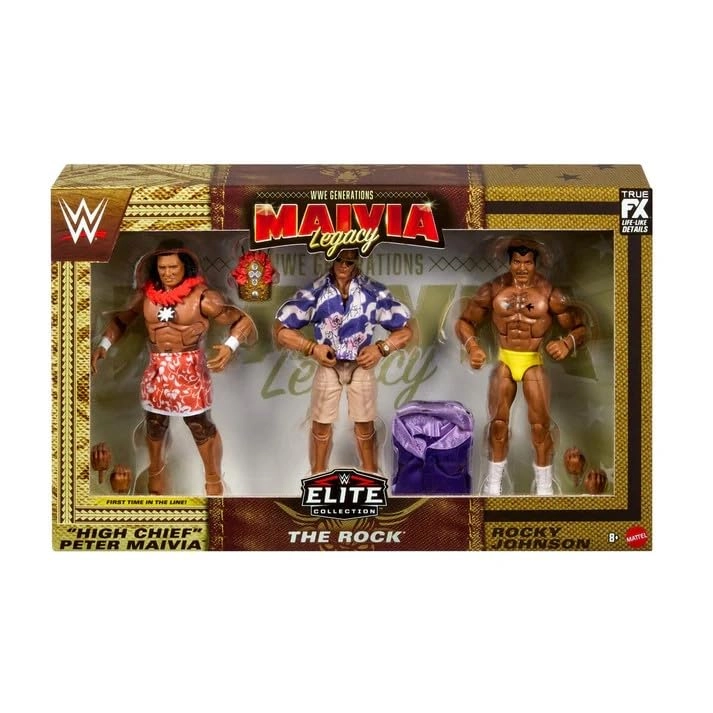 Mattel The Rock - Legacy Elite Collection Vintage Pack (194735218608)