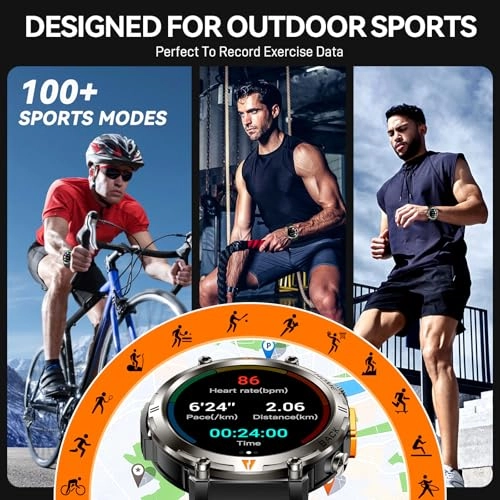 Military Smart Watch Zinc alloy GPS