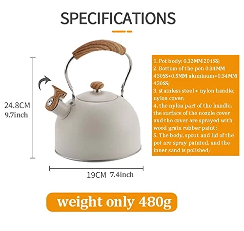 Stainless Steel Kettle - 2.5L