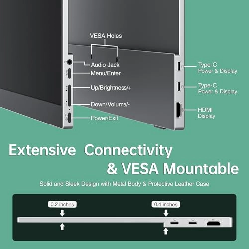 USB-C Portable Monitor - UAE-Y156FH7S 15.6 1920 x 1080 Pixels