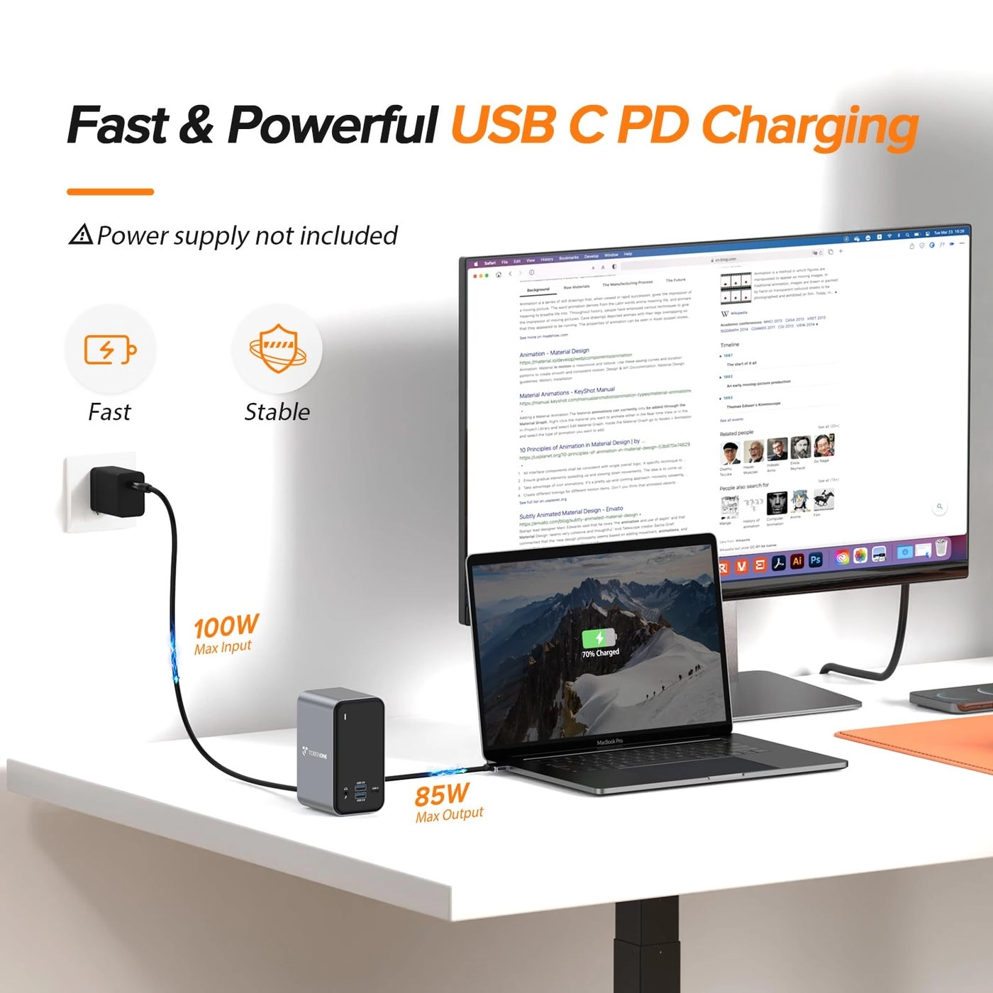 Docking Station - Dual Monitor 100W 2 HDMI