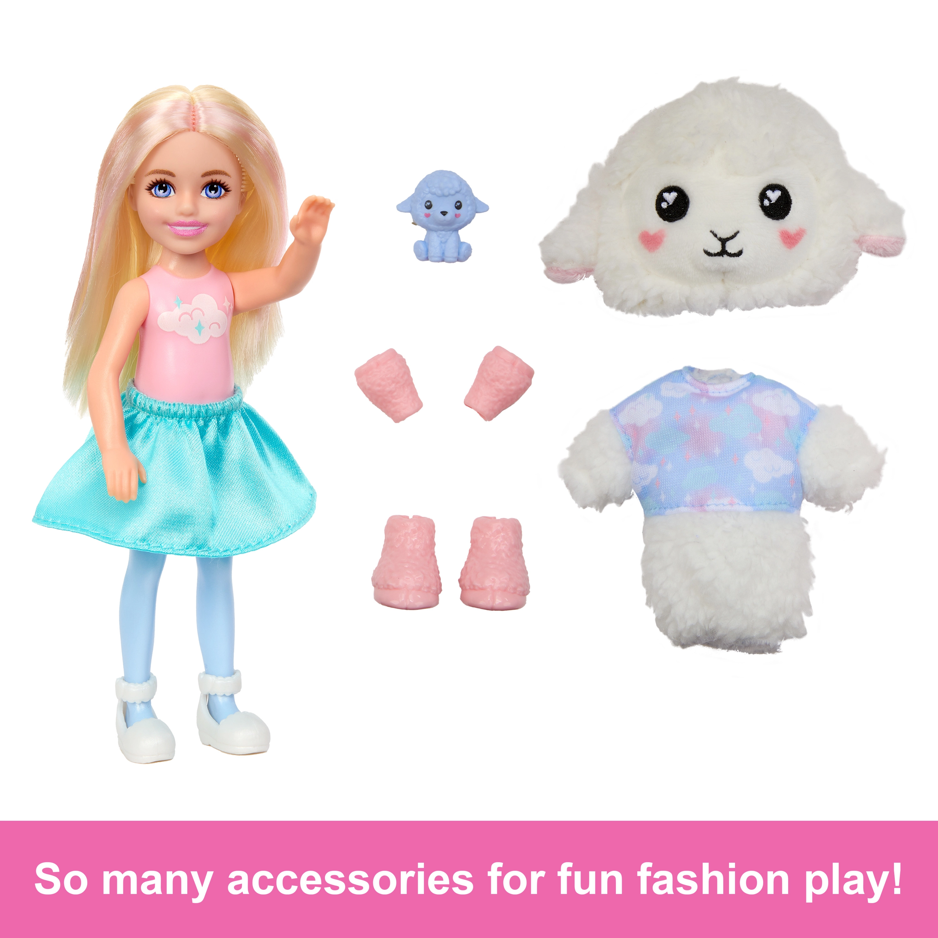Good Vibes Bear Barbie Fashion Doll - Cutie Reveal Care Bears Series 2 10 Surprises Ages 3+