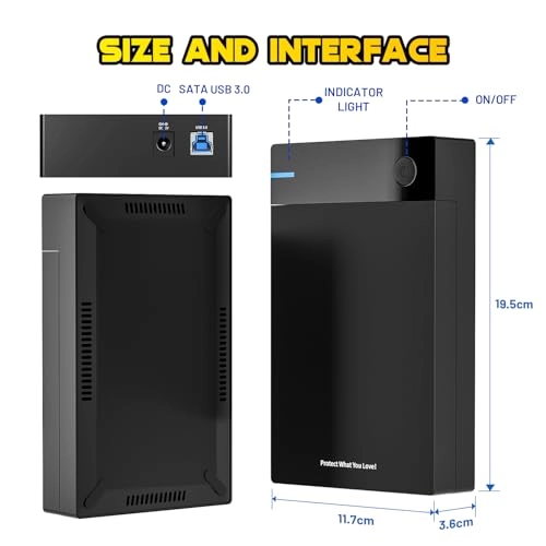Retro Gaming Hard Drive - 7200 RPM 12TB 3.5-inch HDD