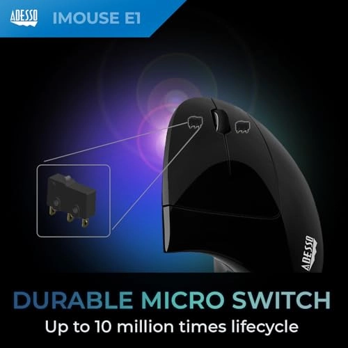 iMouse E1 Ergonomic Vertical Mouse - USB
