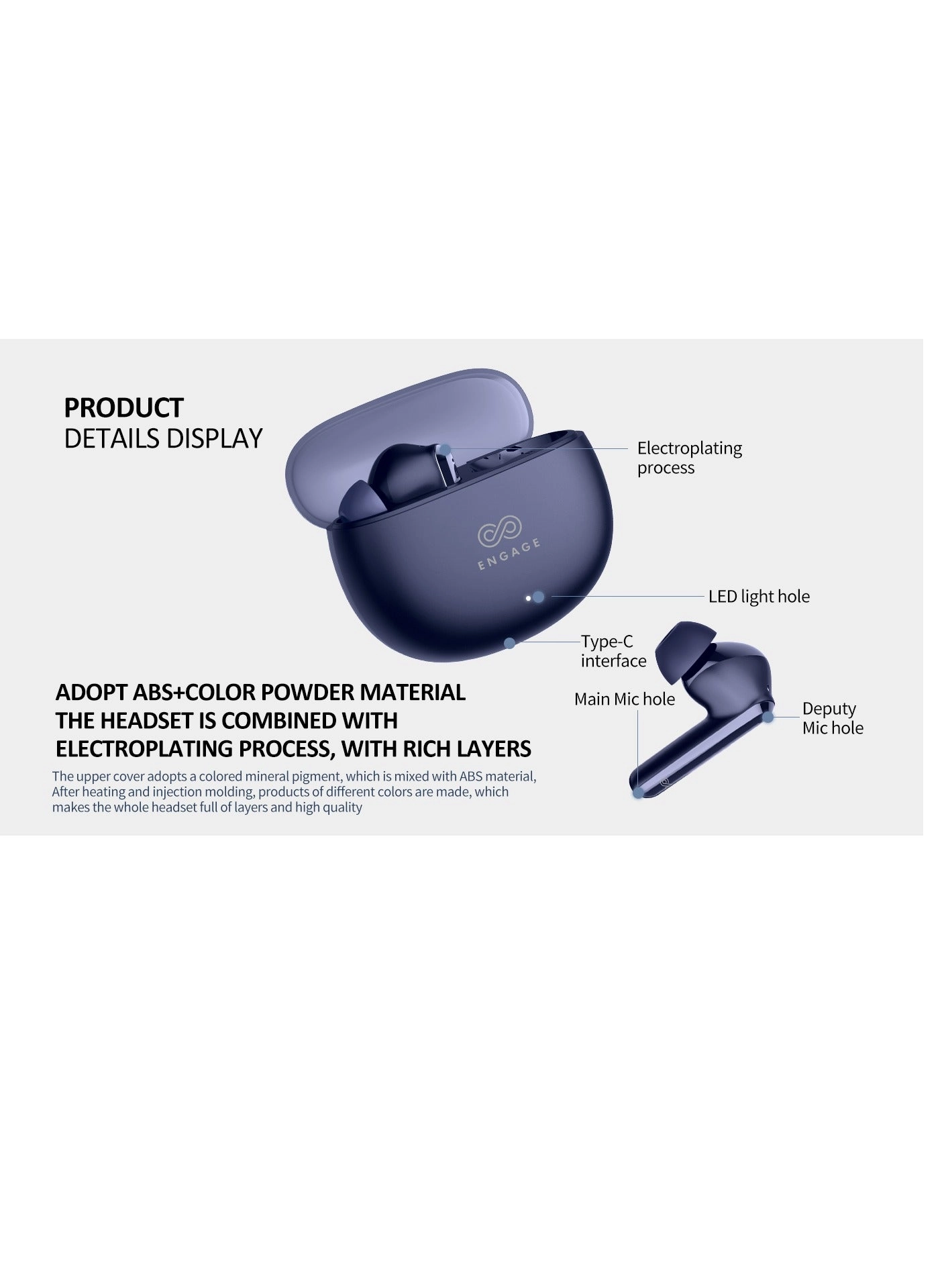 Pods E86A Wireless Earbud