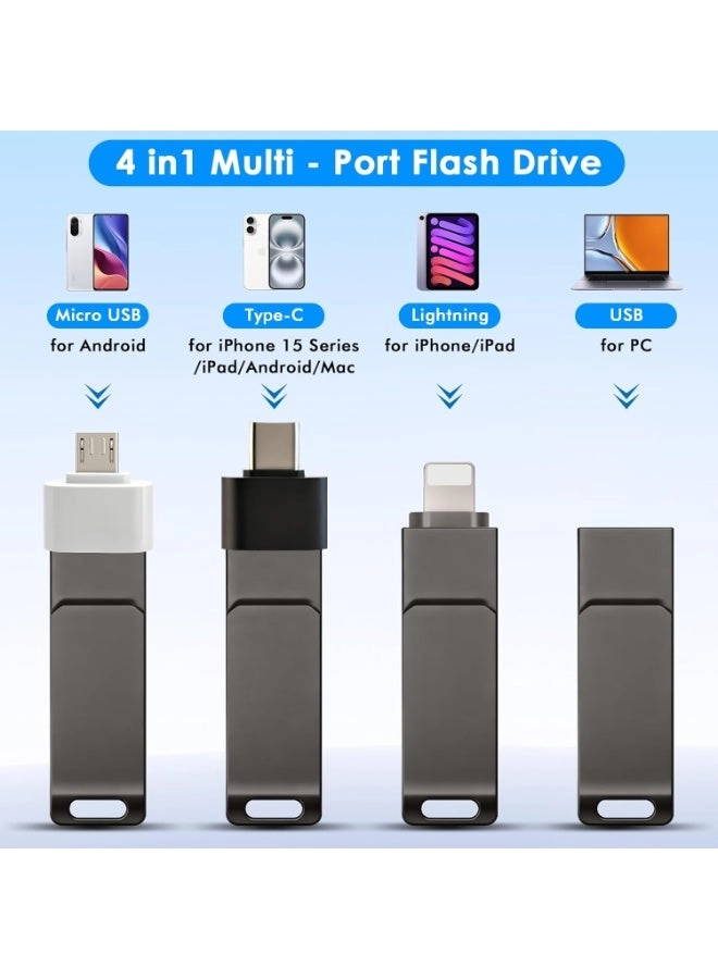 USB Flash Drive - USB 3.0 USB-C Lightning Micro-USB USB-A 64GB