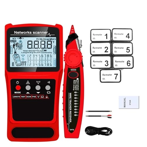 Network Cable Tester - 3in1 Multimeter Visual Fault Locator