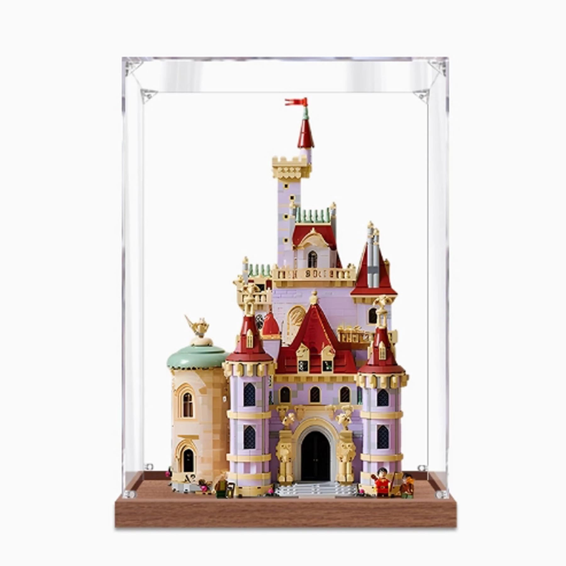 FEIRUBO Acrylic Display Box - 40 x 20 x 55 cm Black Base+back Spray