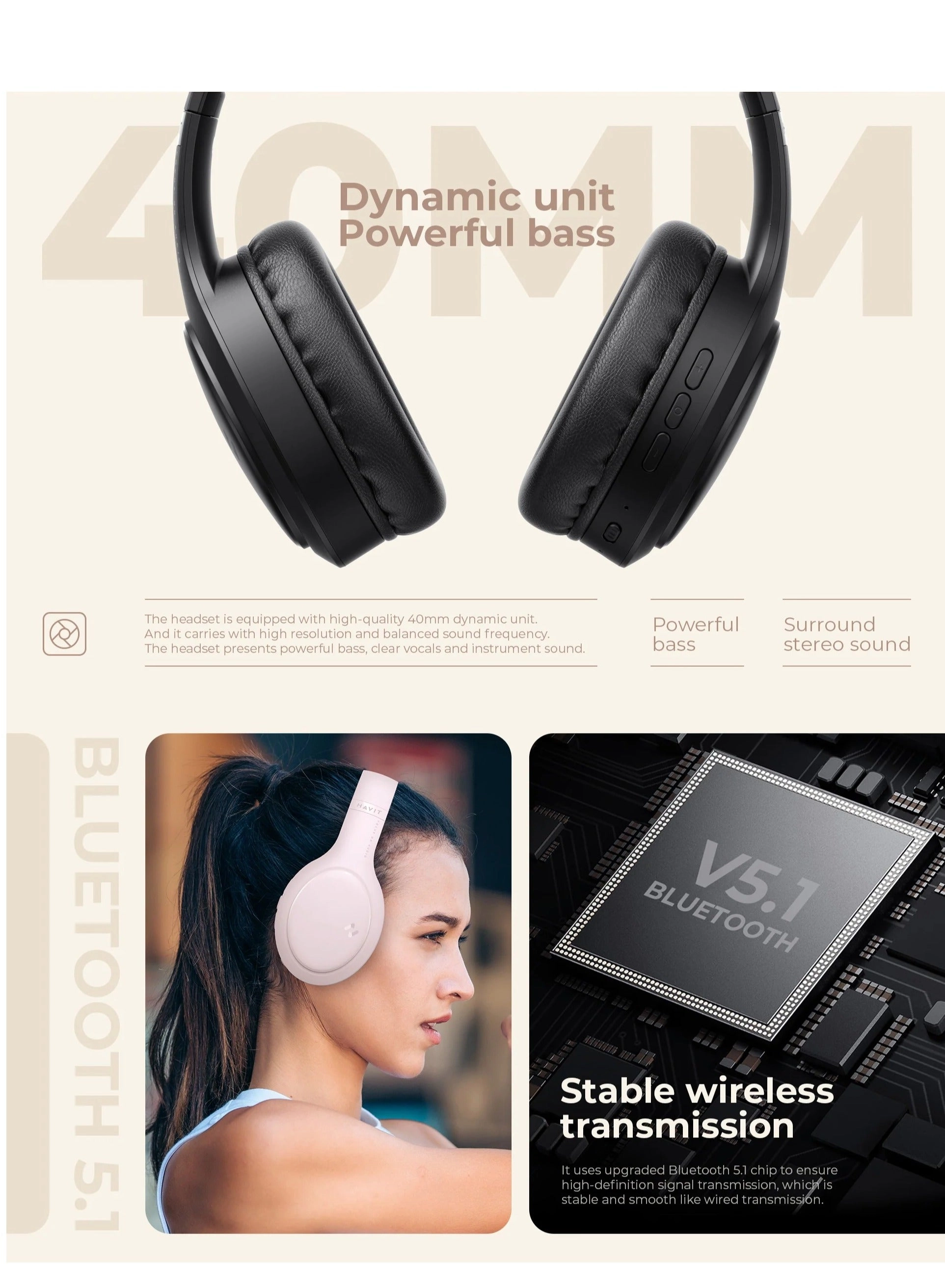 H633BT Wireless Headset