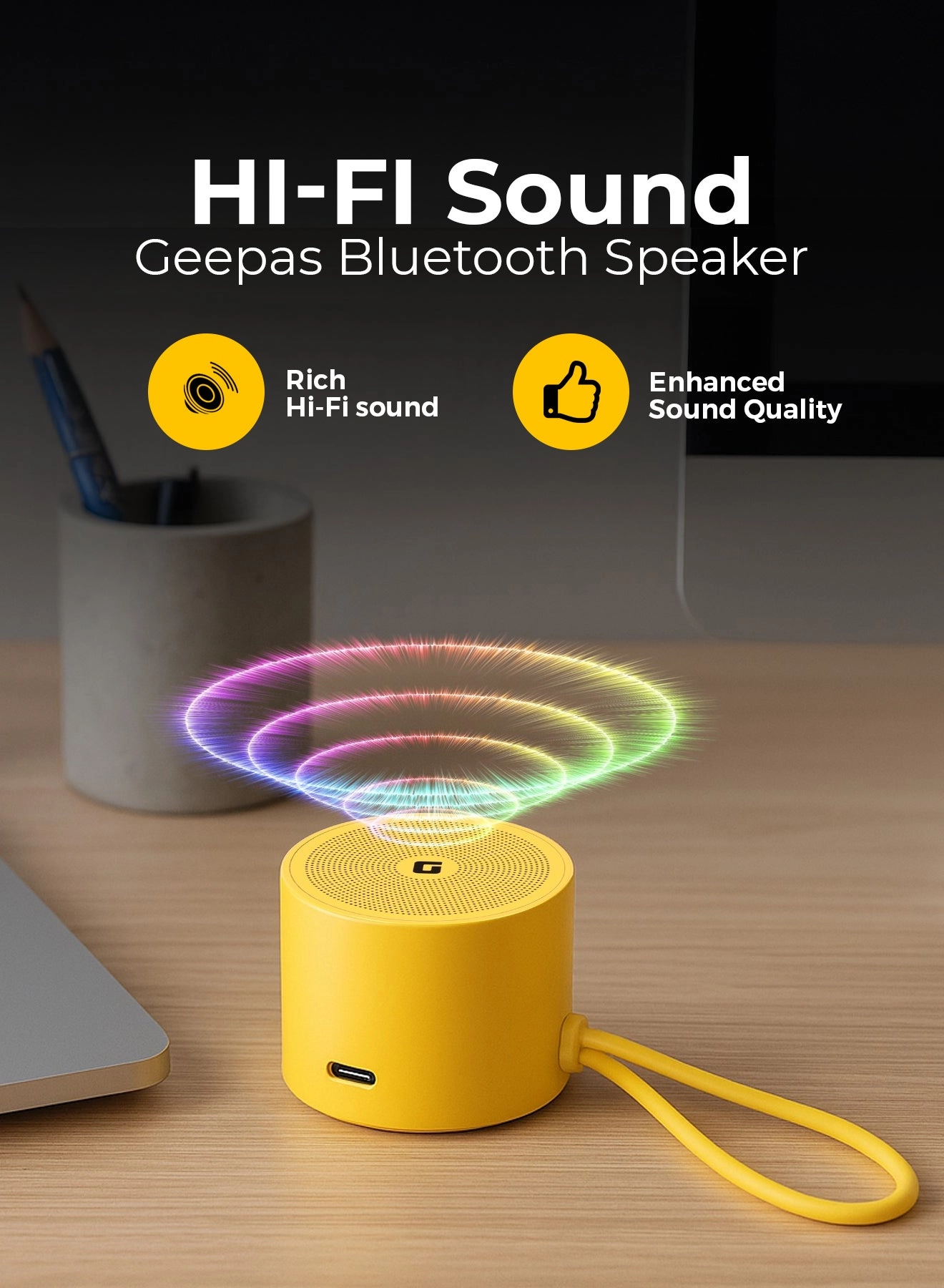 GMS11195 - Mini Portable Bluetooth Speaker