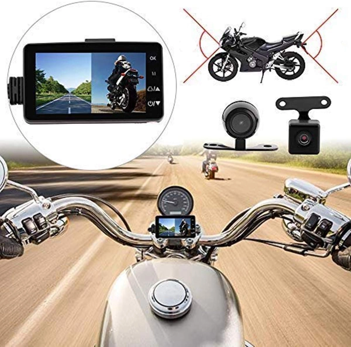 Motorcycle Dash Cam - 1080p