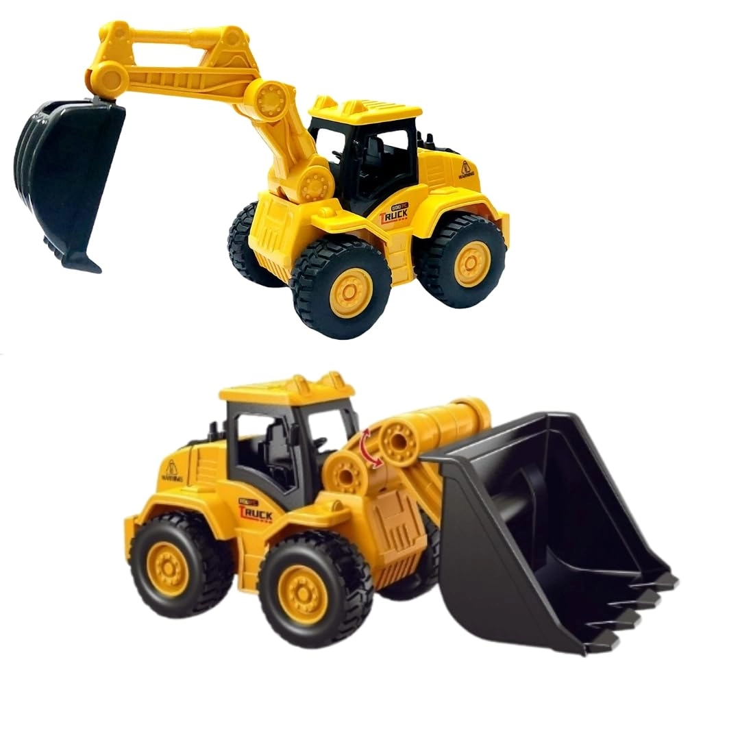 Excavator + Bulldozer