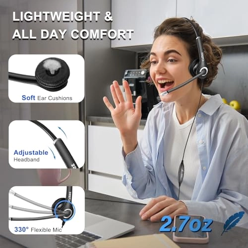 C802EC1 Wired Headset