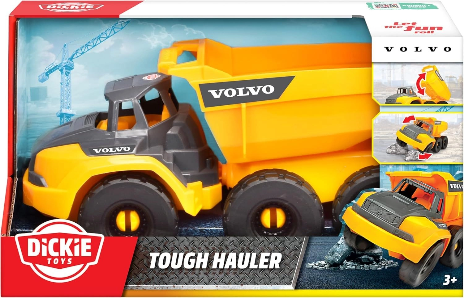Volvo Tough Hauler Dump Truck - 26cm Yellow
