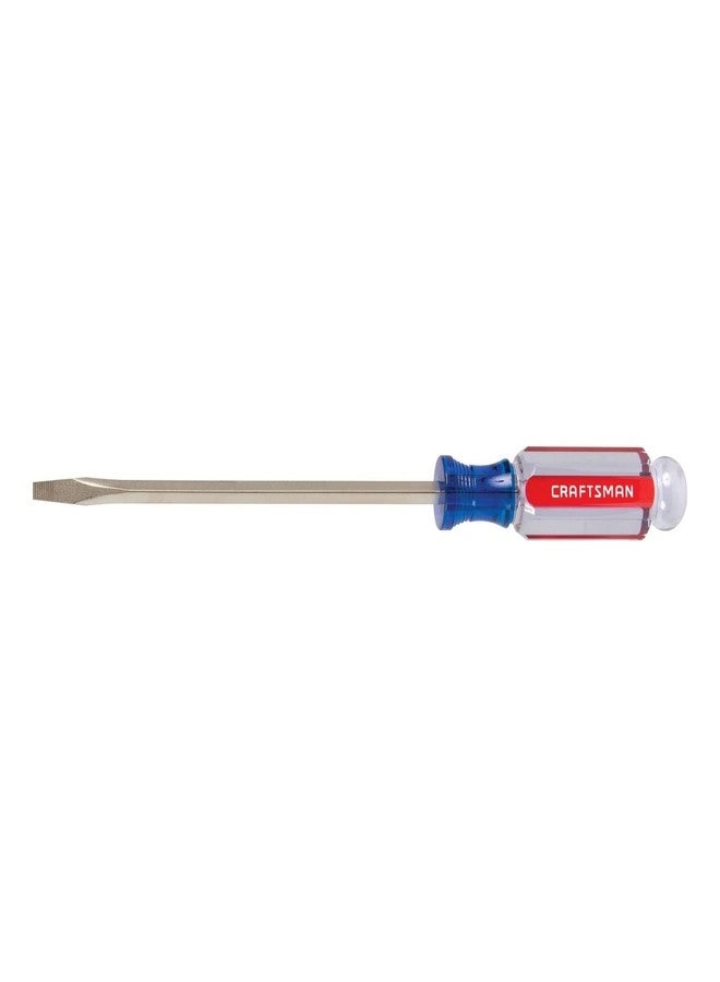 Flat Head Slotted Acetate Screwdriver 3/16-in. x 6-in.