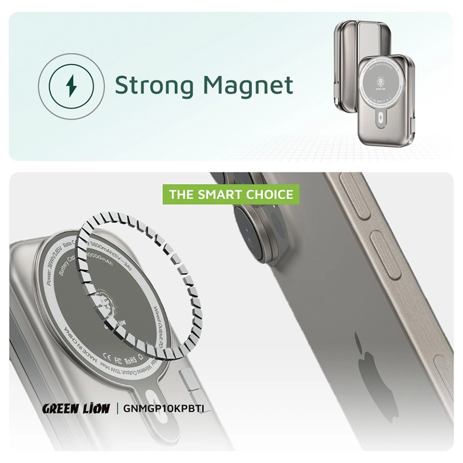 Monaco - 10000 Watt-hour 15 Watt MagSafe